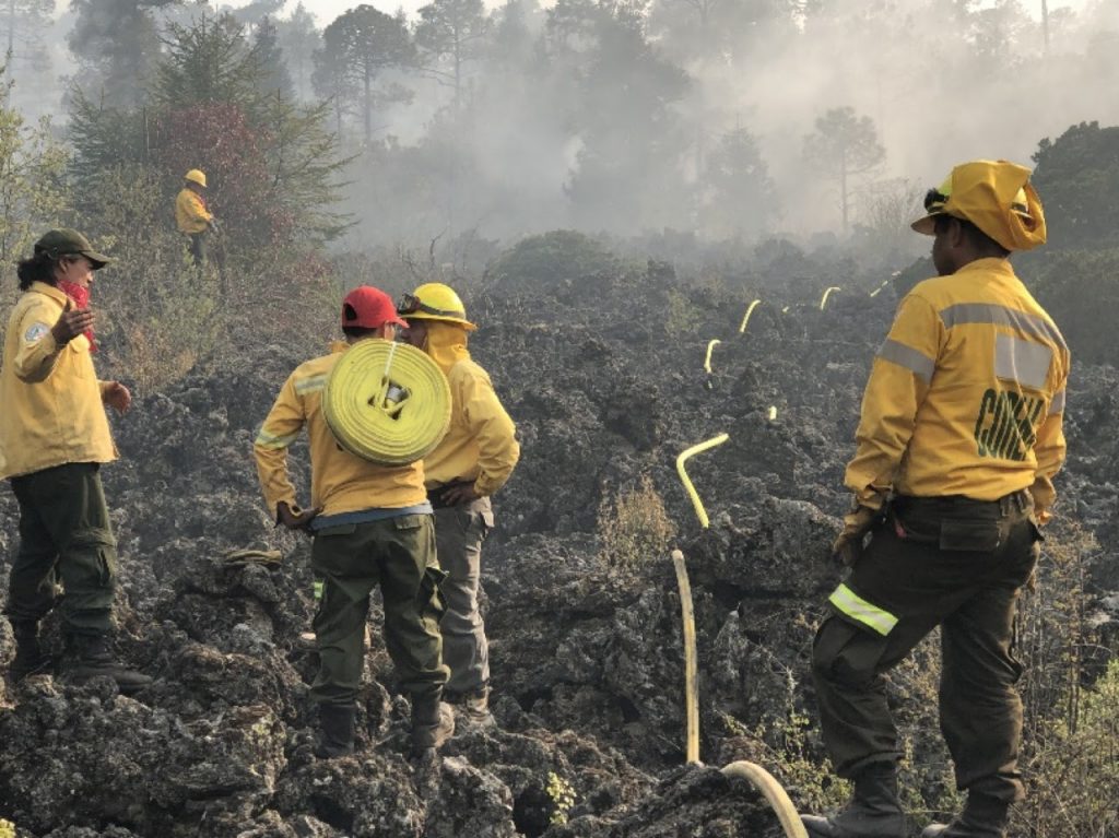 Se registran 59 incendios forestales activos 
