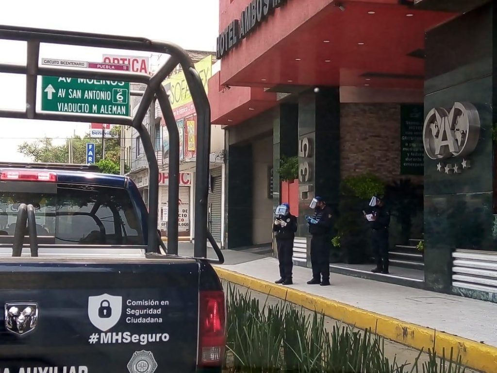 Los patrullajes se harán en los alrededores del Hotel Tacuba