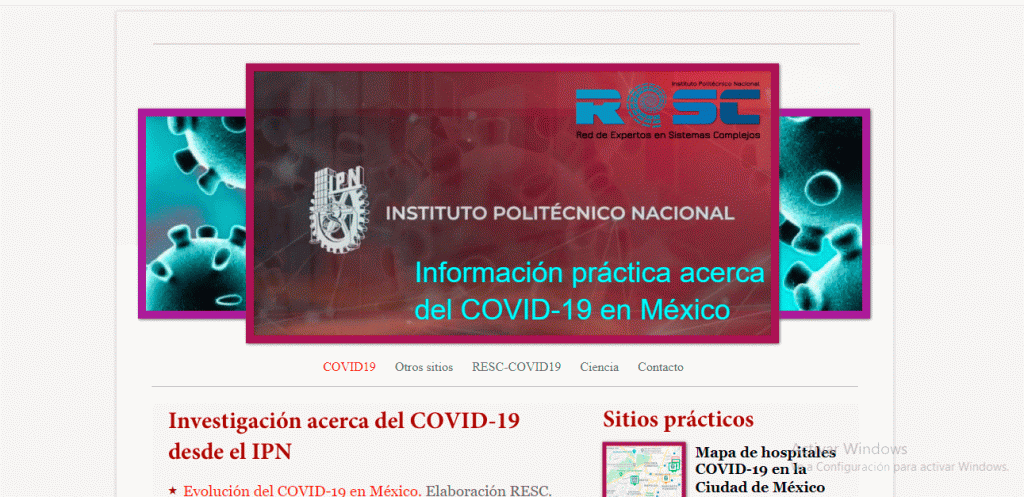 IPN desarrolla portal con información de COVID-19