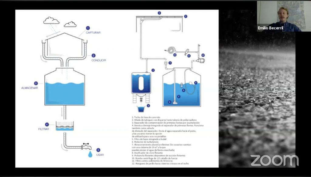 Presentan manual “Cosechar la lluvia” para instalar captación pluvial