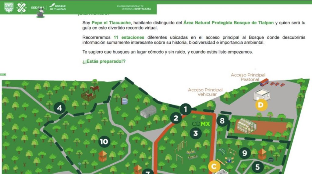 Presenta Sedema recorridos virtuales "Tesoros de la naturaleza"