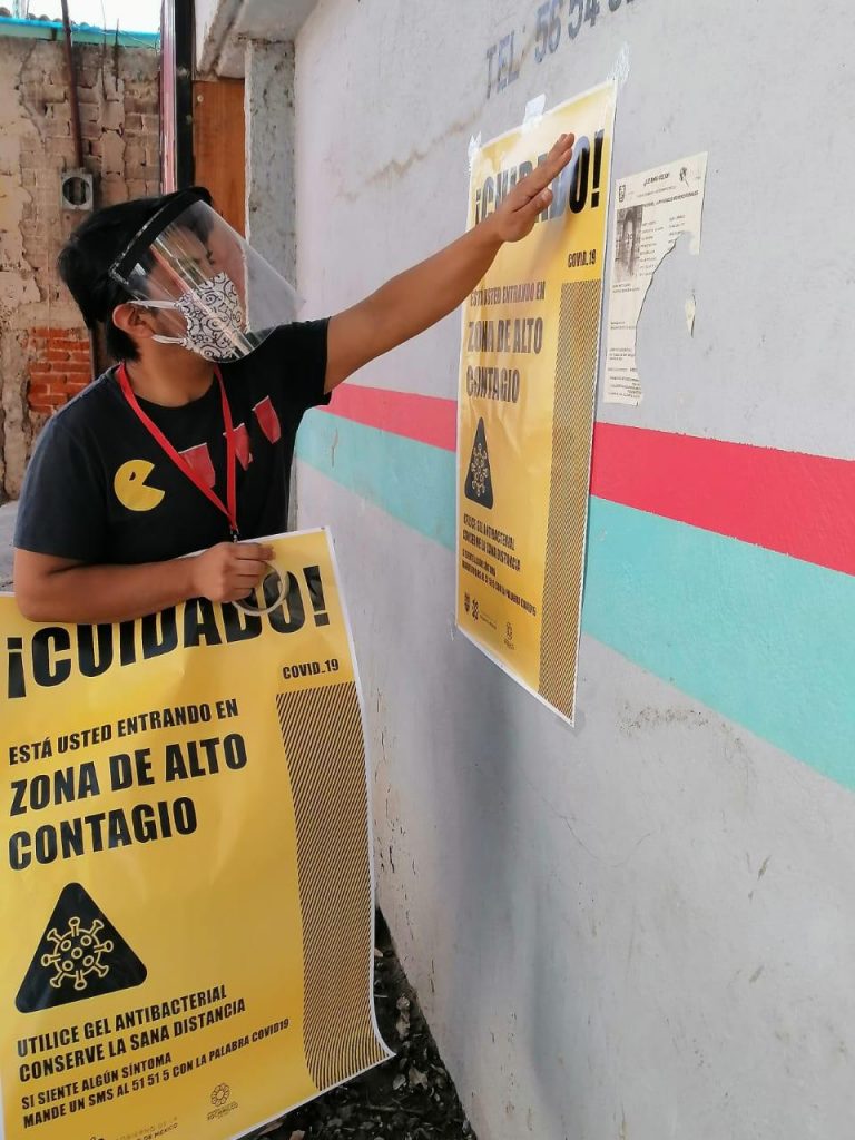 Intensifica Xochimilco acciones para contener contagios en San Gregorio 