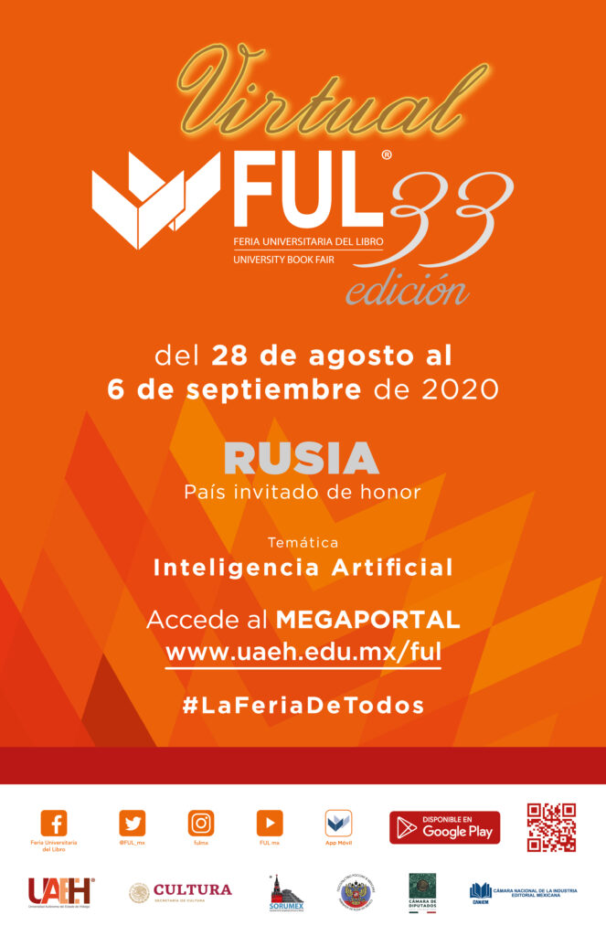 33 Feria Universitaria del Libro de Hidalgo será virtual 