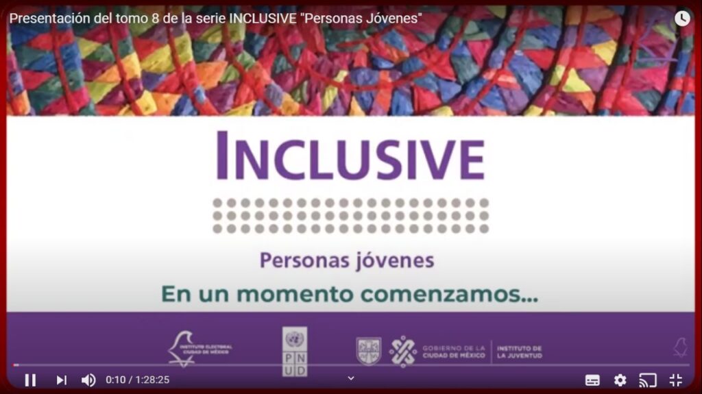 Presentan publicación INCLUSIVE dedicada a jóvenes