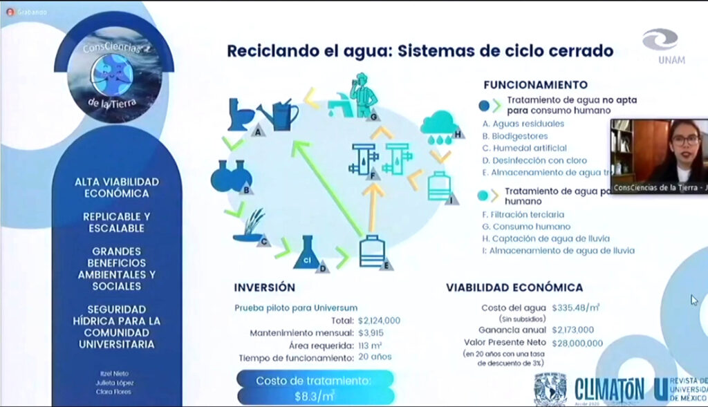 Premian innovación juvenil  en el Climatón UNAM 2020