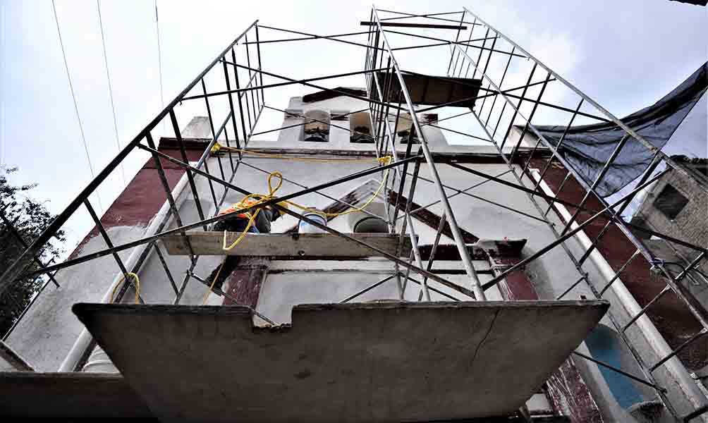 Continúa recuperación de patrimonio dañado por sismos 