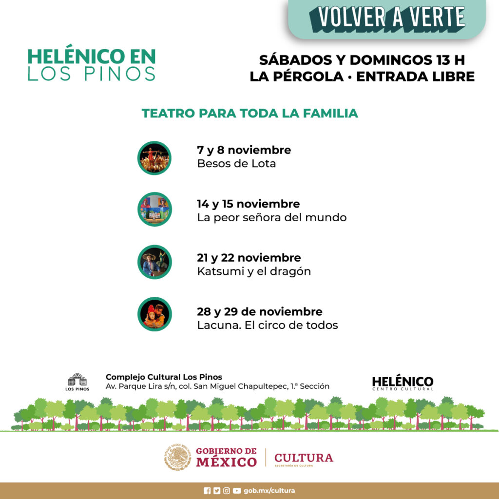 Inicia la temporada Helénico en Los Pinos 2020 