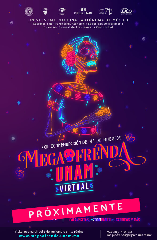Recibirá UNAM a los muertos con Megaofrenda en 3D
