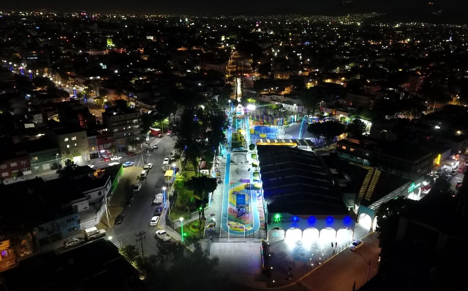 Reinauguran Plaza Santa Juanita en col. 20 de noviembre Prensa Animal