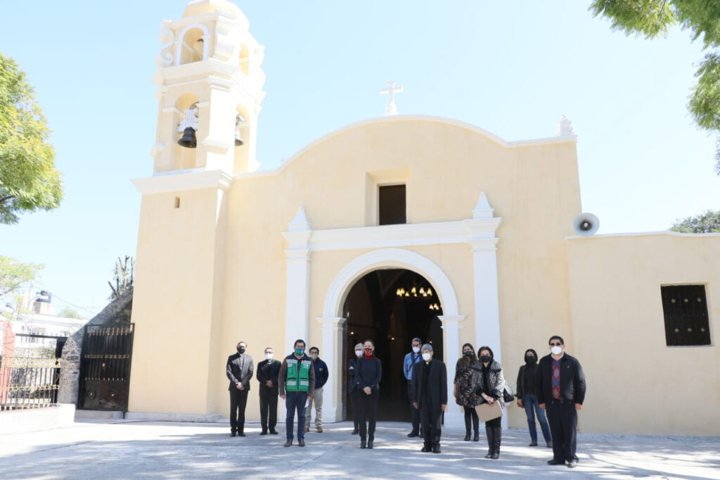 Restauran parroquia de Santa María Nativitas  Xochimilco 