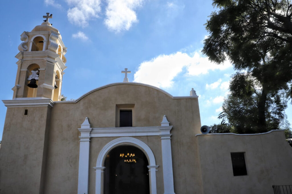 Restauran parroquia de Santa María Nativitas  Xochimilco 