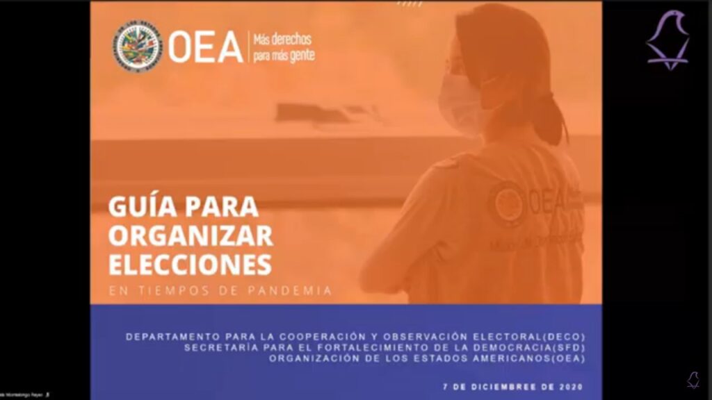 Imparten curso de "Elecciones en tiempos de pandemia"