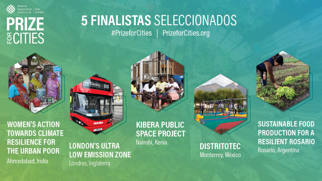 México entre finalistas a Premio de Ciudades WRI