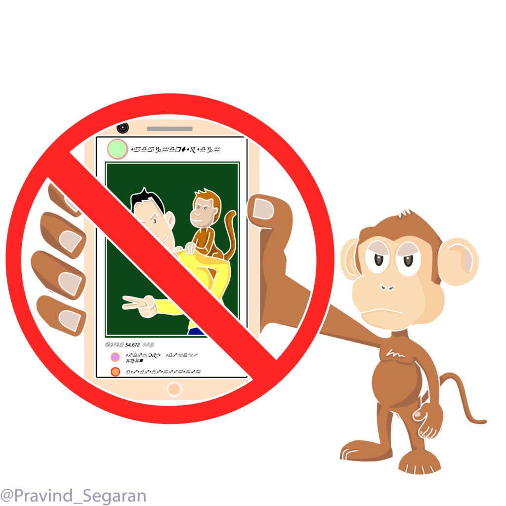 UICN pide dejar de publicar selfies con primates 