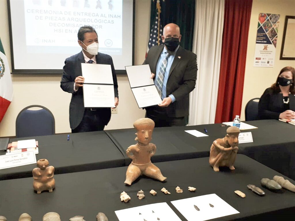 280 piezas arqueológicas regresan a México 