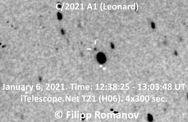 Cometa Leonard: espectáculo astronómico  2021