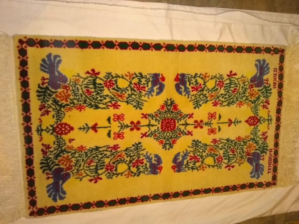 Tapetes artesanales con nudos: joya de Temoaya
