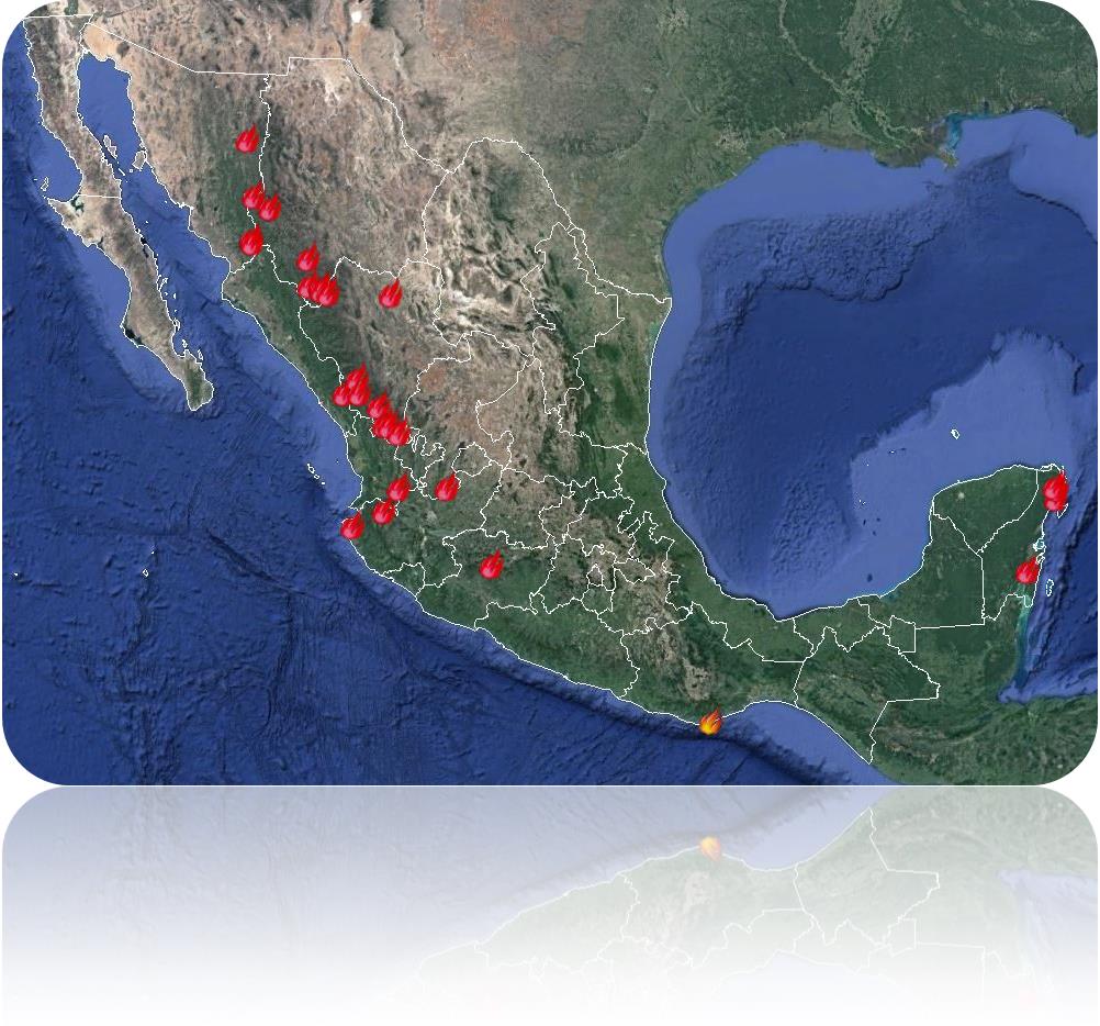 Se registran 29 incendios forestales activos 