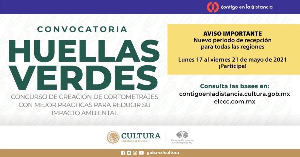 Convocatoria Huellas verdes amplía periodo de registro