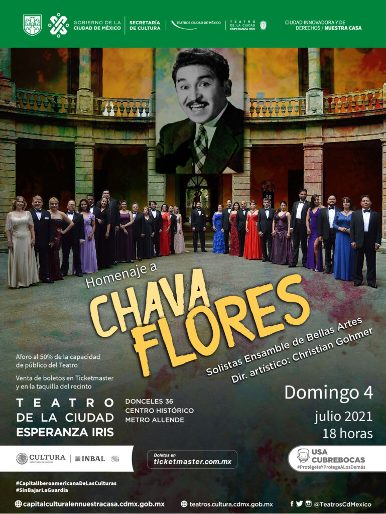 Homenaje a “Chava” Flores en el Teatro de la Ciudad