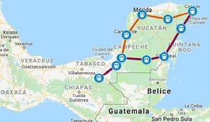 Propone Sectur 62 recorridos para Tren Maya 