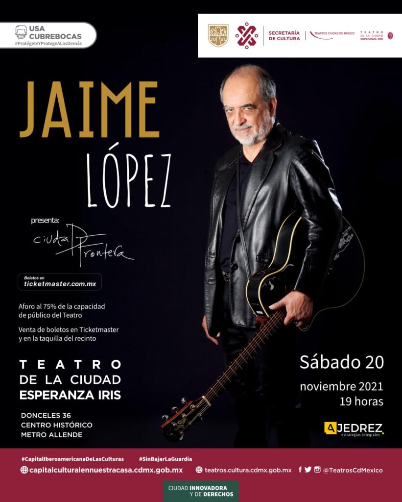 Jaime López: un monólogo musical escénico 