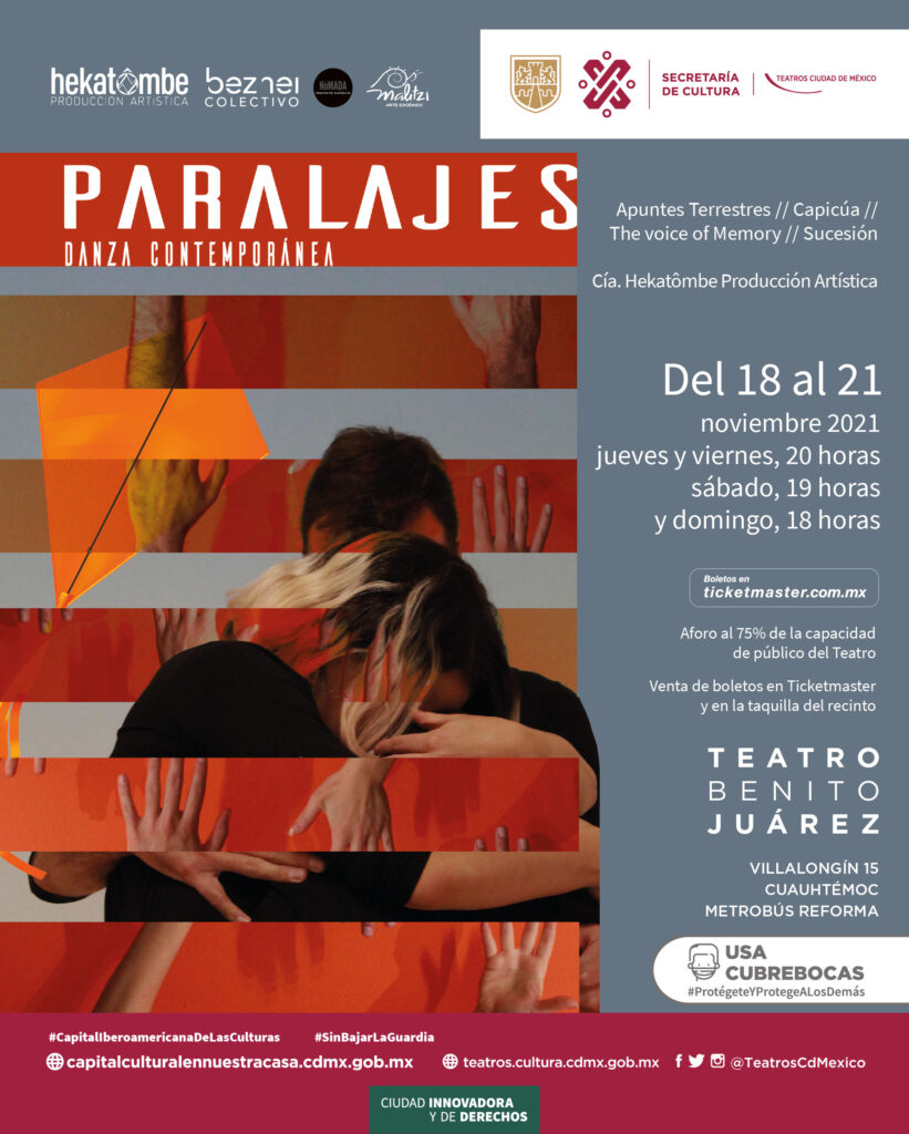 Danza contemporánea en el Teatro Benito Juárez