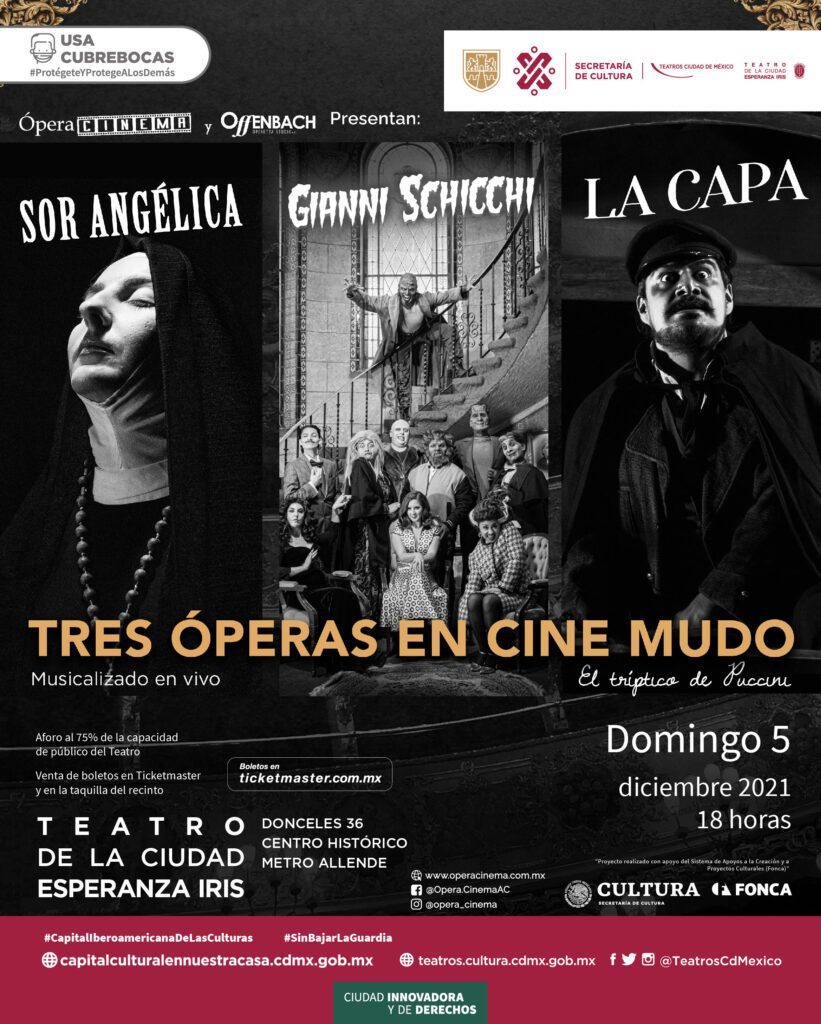 Obras de Puccini en formato de cine silente