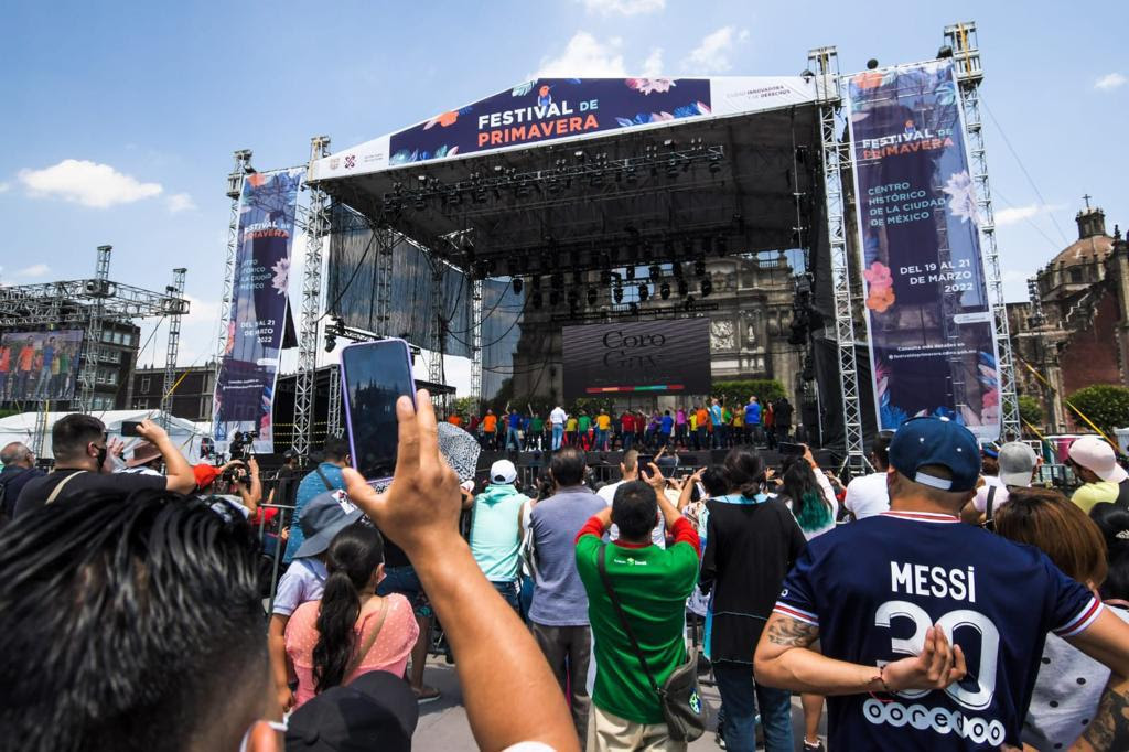 Festival de Primavera 2022 se despide del Zócalo 