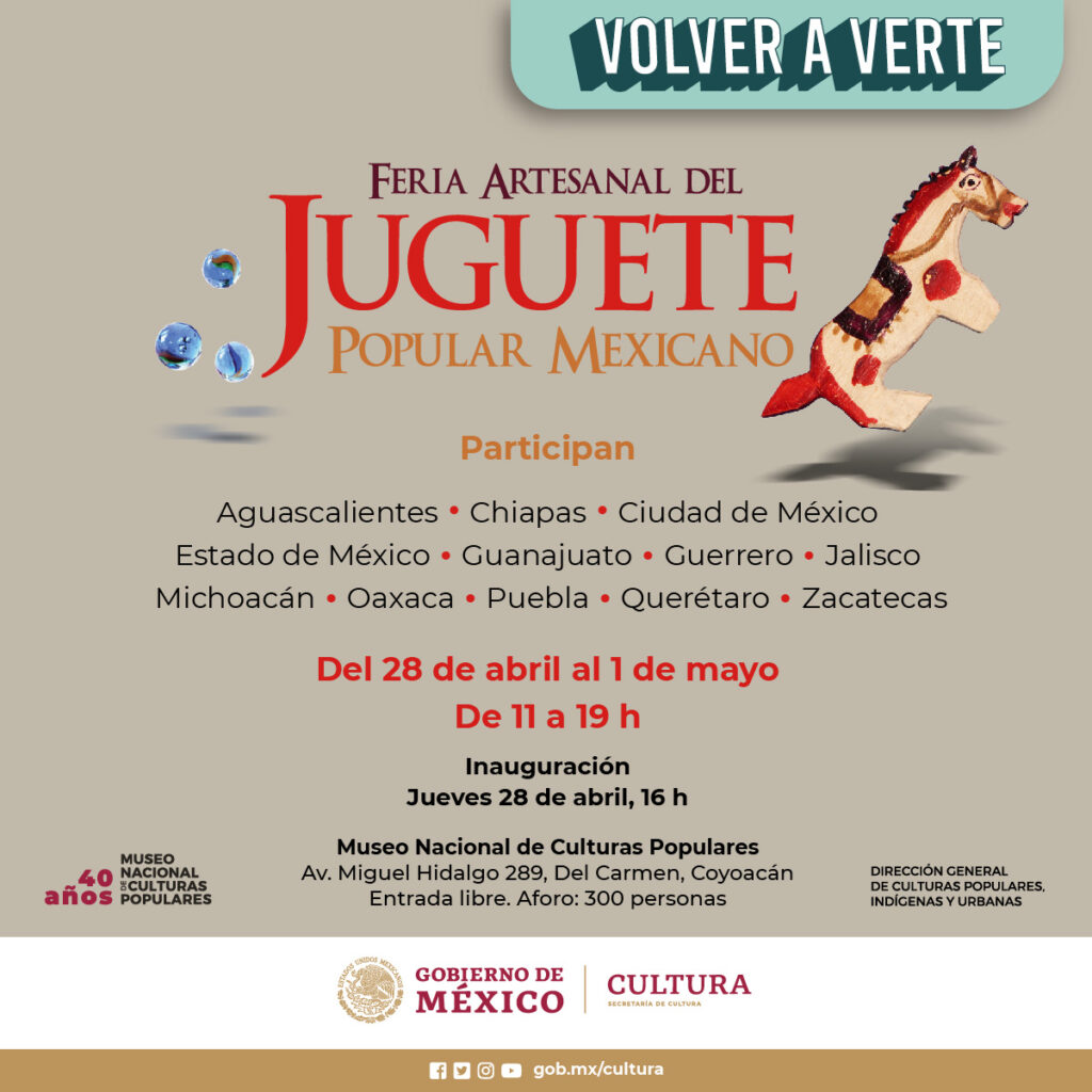 Llega la Feria del Juguete Popular Mexicano 