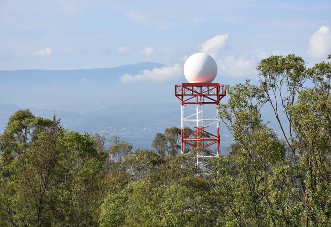 Operan Radar meteorológico en Cerro de la Estrella