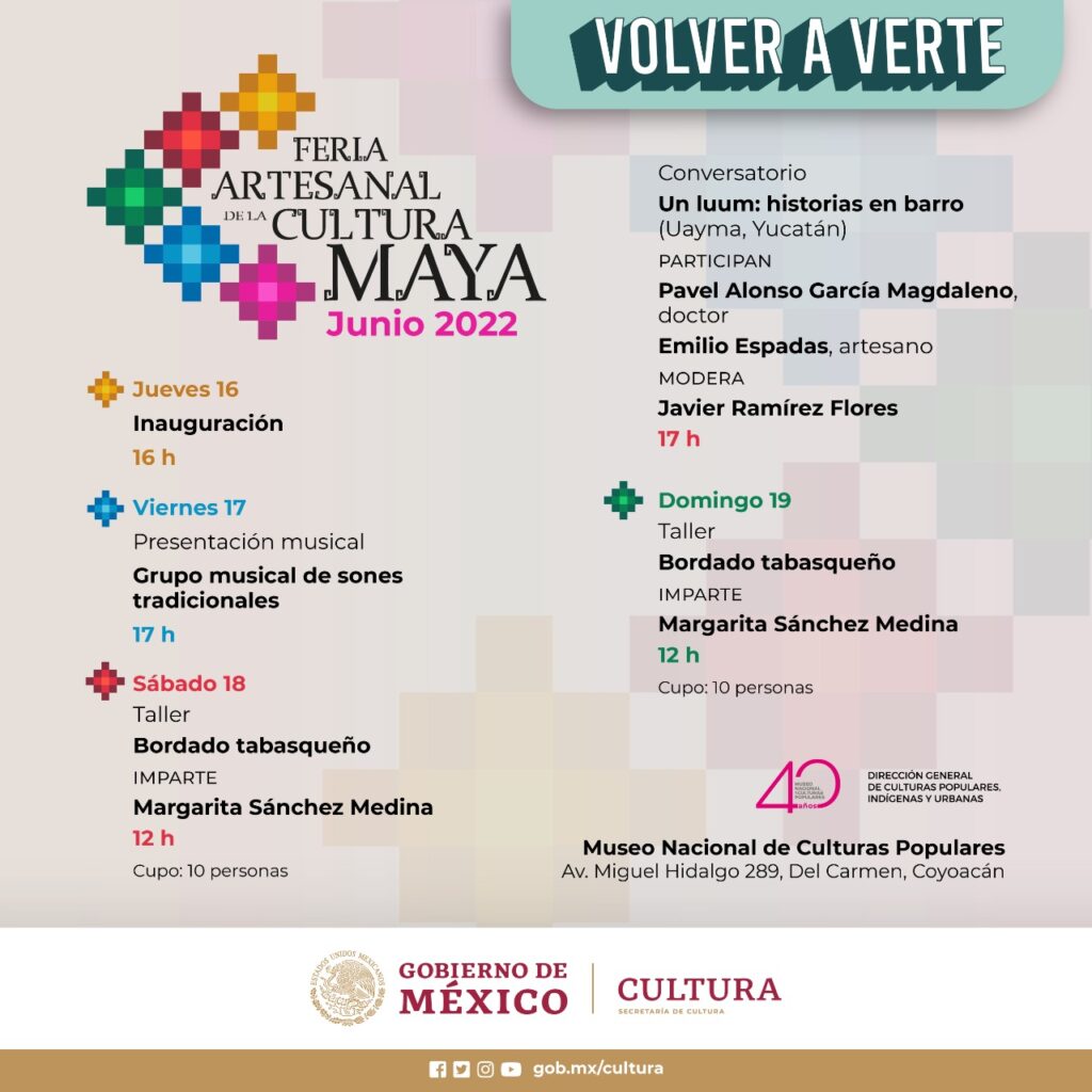 Feria Artesanal de la Cultura Maya en Culturas Populares