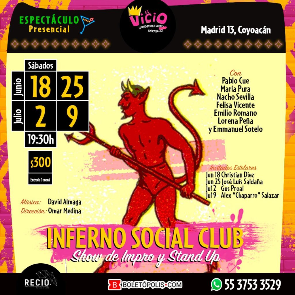 “Inferno Social Club”. Impro para los condenados