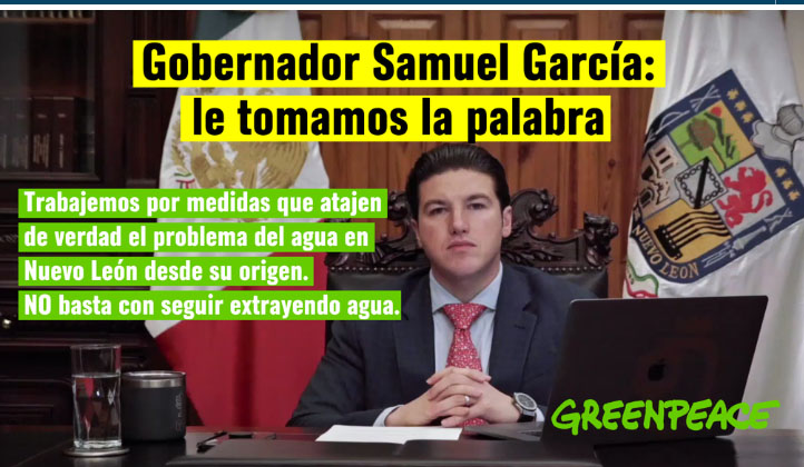 Llaman a Samuel García a garantizar agua en NL