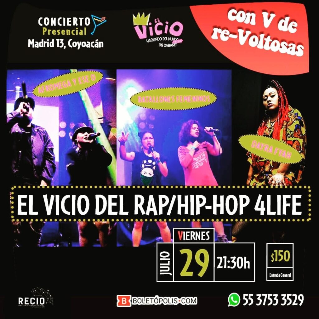 En viernes ...“El Vicio del Rap/Hip-Hop 4life”