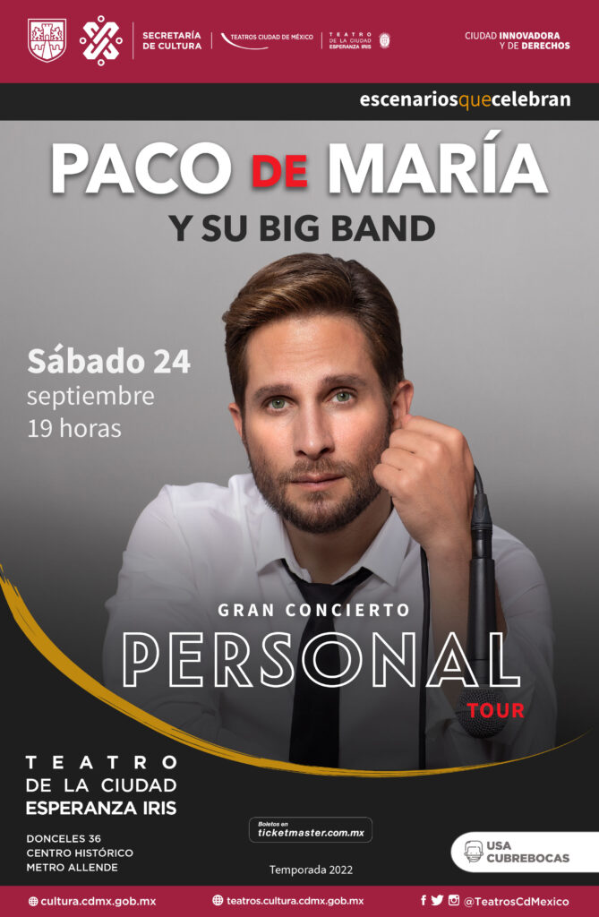 Ofrecerá Paco de María un concierto muy personal 