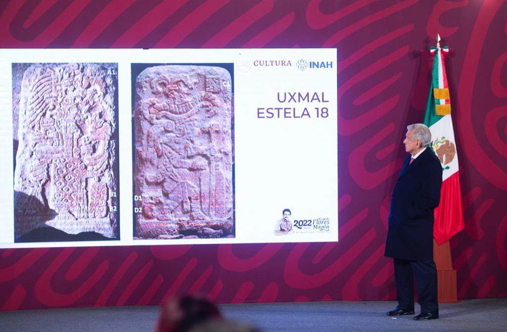 Descubre una estela maya dual en Uxmal- Yucatán 