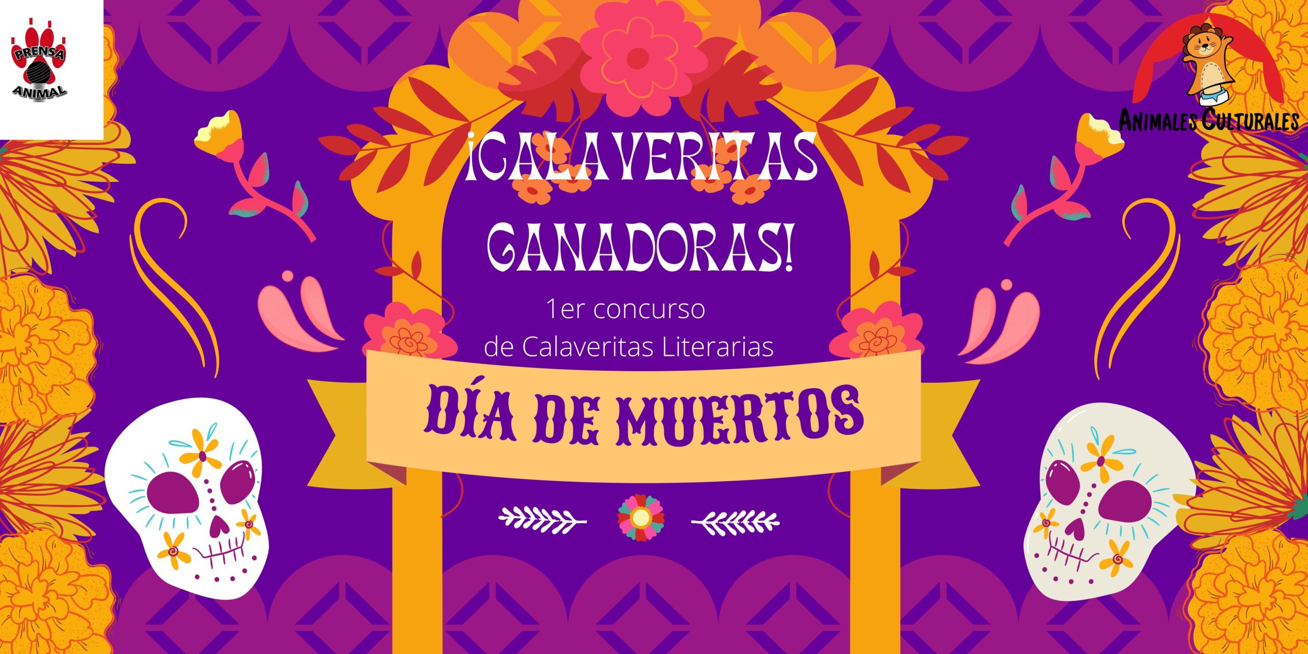 Presentamos las Calaveritas Literarias ganadoras Prensa Animal