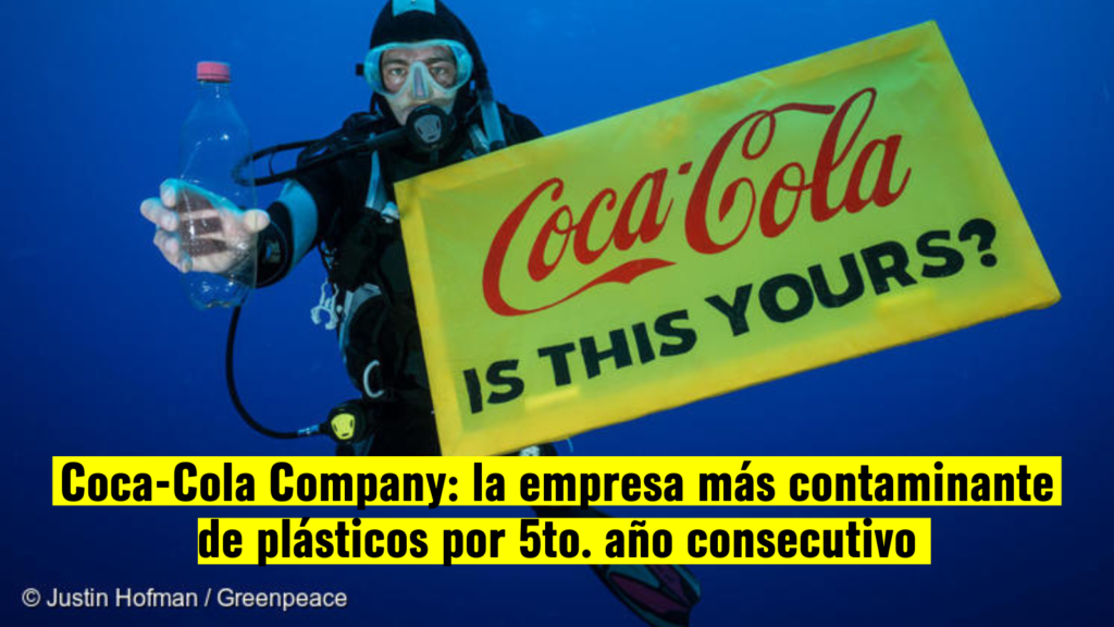 Coca-Cola: patrocinadora de COP27 la más contaminante