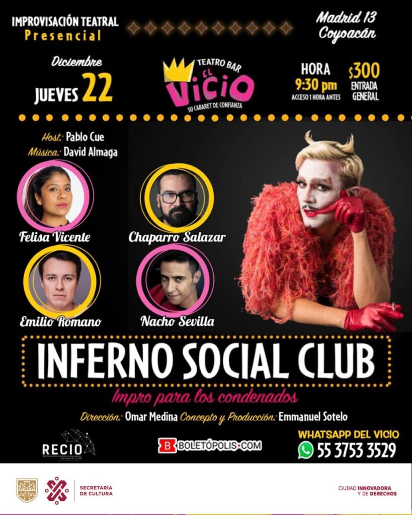 “Inferno Social Club” Impro para los condenados