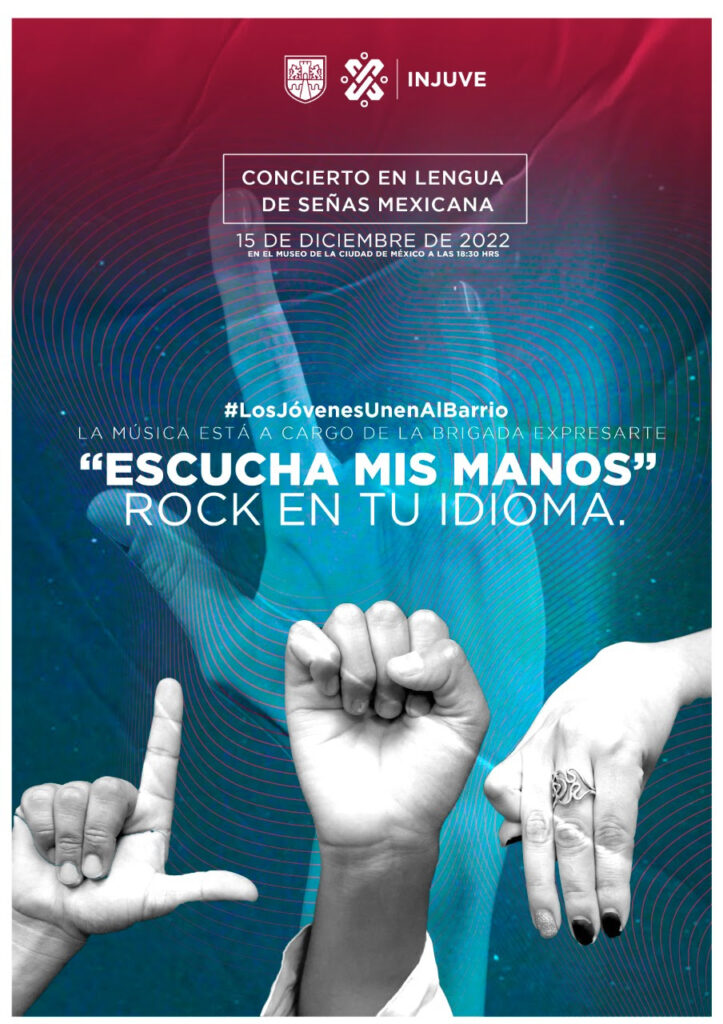 Ofrecerán concierto de rock en lengua de señas mexicana