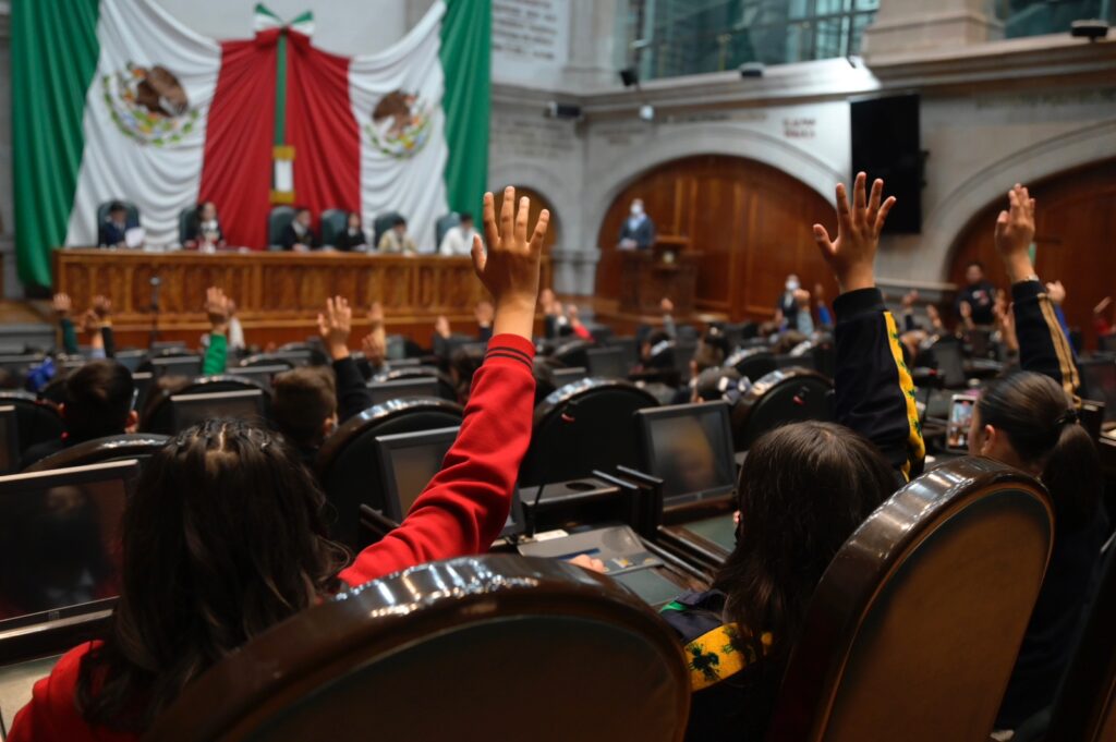 Realizan Parlamento infantil  en el Congreso mexiquense