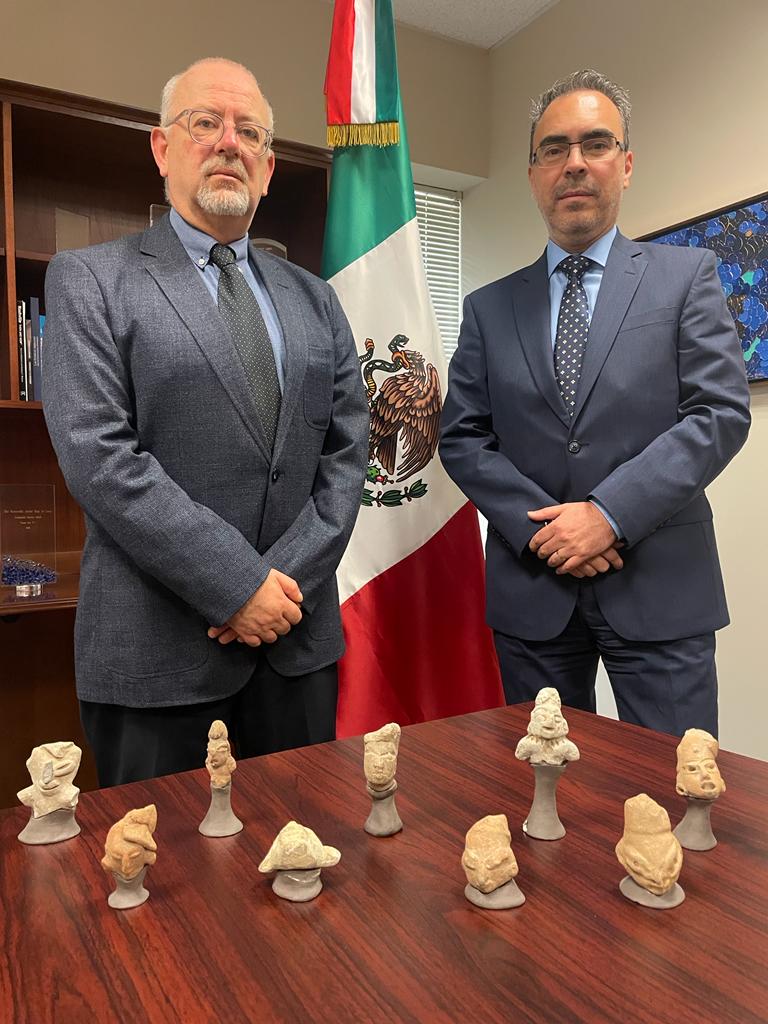 México recupera piezas precolombinas en Georgia EU