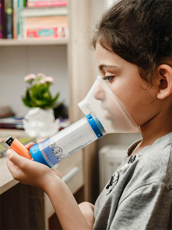 50% de los niños con asma en  riesgo de hospitalización 