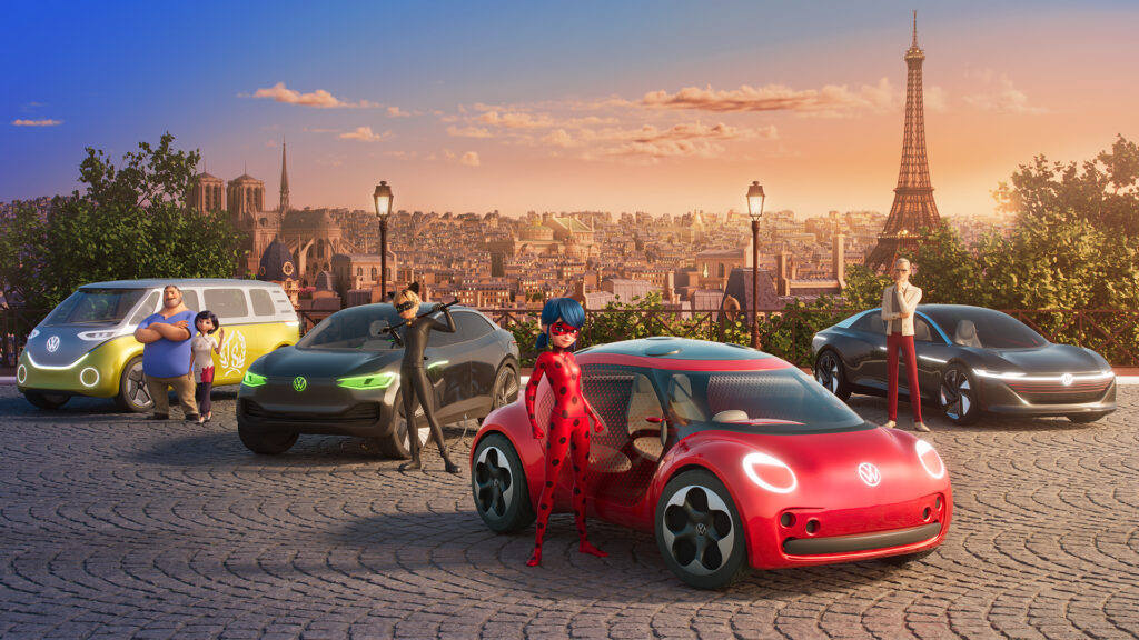 Superhéroes de "Miraculous" usarán autos eléctricos 