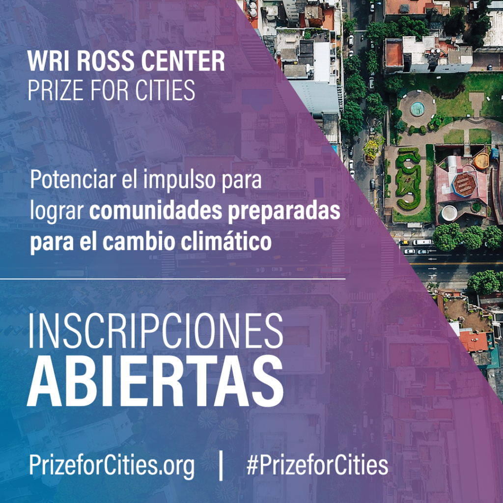 Inscripciones para la 4ta edición del Premio a las ciudades 