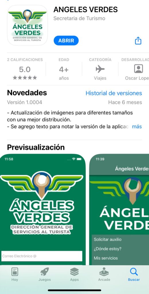 Ángeles Verdes te invita a descargar la aplicación móvil 