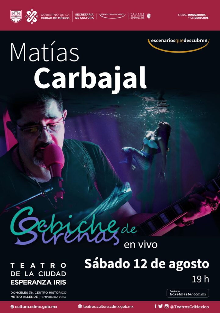 Matías Carbajal presentará su cebiche de sirenas en vivo 