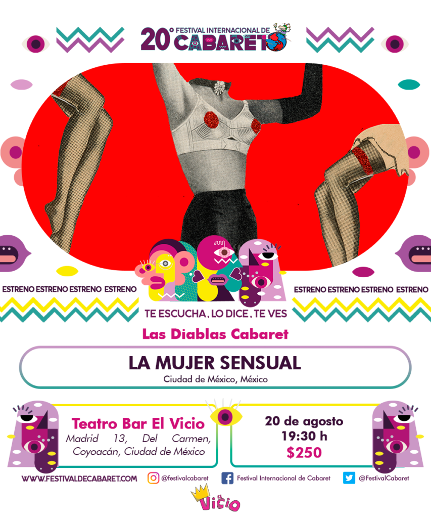 Estreno del 20° Festival de Cabaret: “La Mujer Sensual”