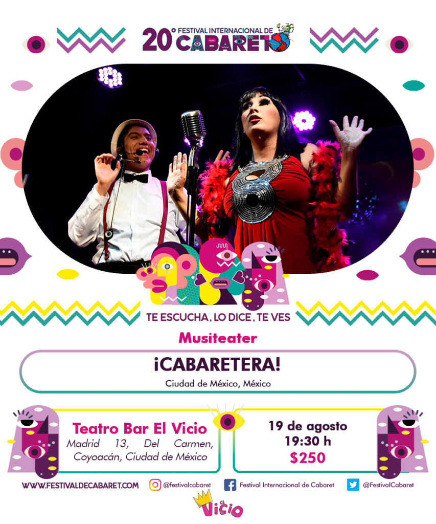 En el Festival de Cabaret se presenta: “¡Cabaretera!”